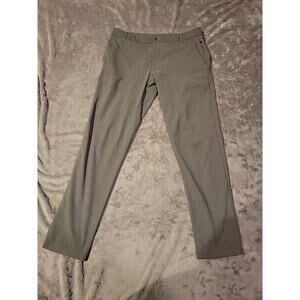 Lululemon Commission Pants Mens 36x31 Gray Classic Warpstreme Golf Casual